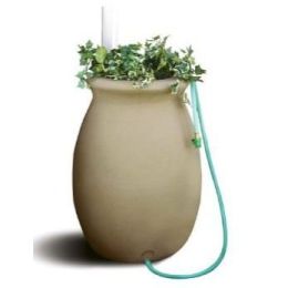 50-Gallon Sandalwood Color Rain Water Collection System
