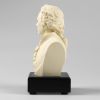 6-inch High Alexander Hamilton Bust Statue Sculpture in White Polystone