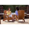 UV Protected Simulated Wood Adirondack Chair