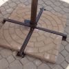 Modern 8.5-Ft Offset Cantilever Square Patio Umbrella with Mocha Shade