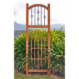 6 Ft Wooden Garden Trellis with Eco-Friendly Protective Stain