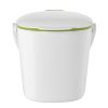 Good Grips White Compost Bin with Smooth Green Interior