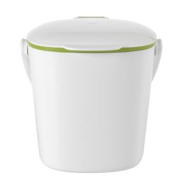 Good Grips White Compost Bin with Smooth Green Interior