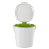Good Grips White Compost Bin with Smooth Green Interior