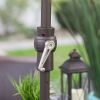 8 x 11-Ft Rectangle Patio Umbrella with Red Orange Terracotta Canopy Shade