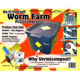 DIY Worm Farm Composting Kit with Worms - Bin Sold Separately